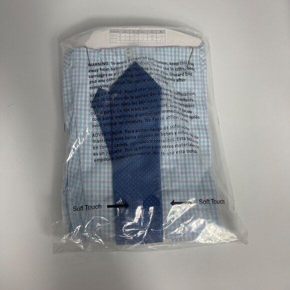 Nick Graham Men’s Dress Shirt & Tie Set Light Blue 14-15 32/33 Modern Fit NWT - Picture 8 of 12